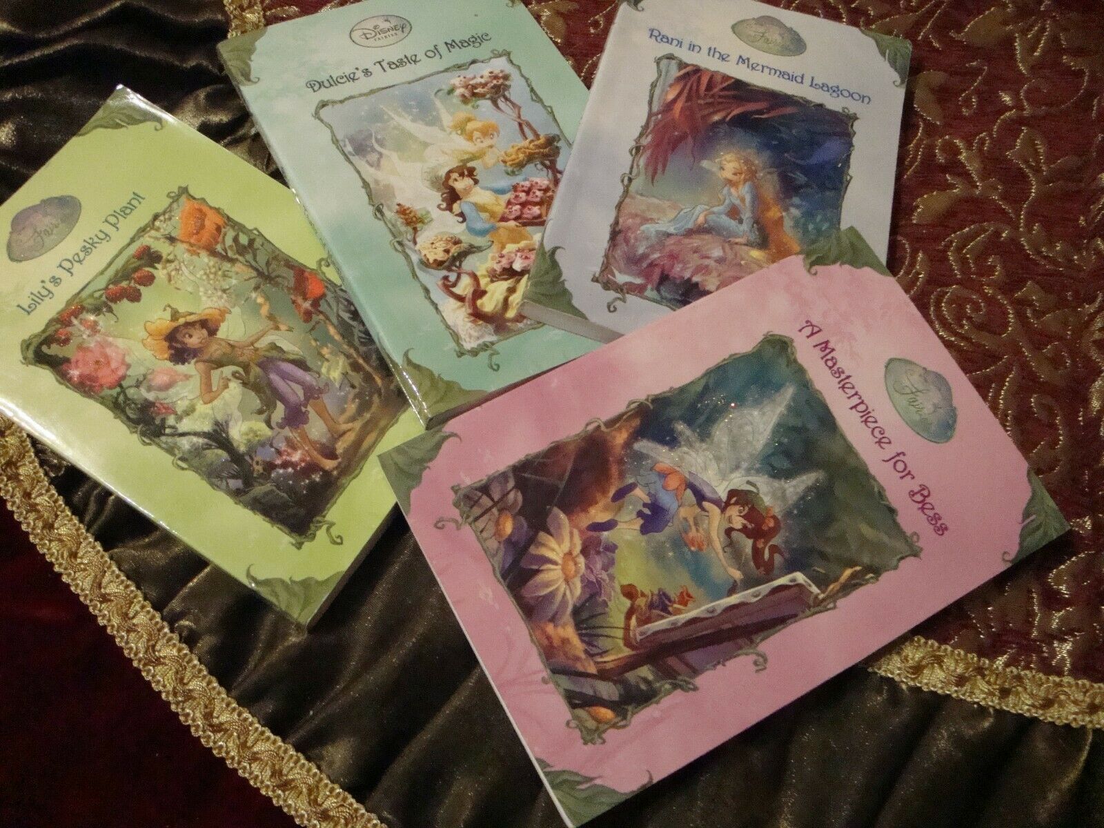 Disney Fairies Series:readers Lot (4) Stepping Stone -reading Level 2.7-3.0  K10