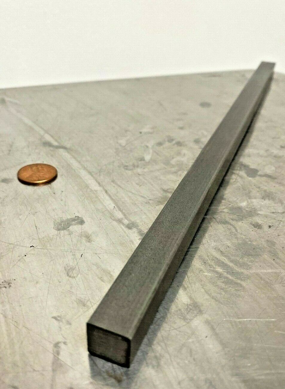 12l14 Square Carbon Steel Bars, 1/2" Square X 12" Length