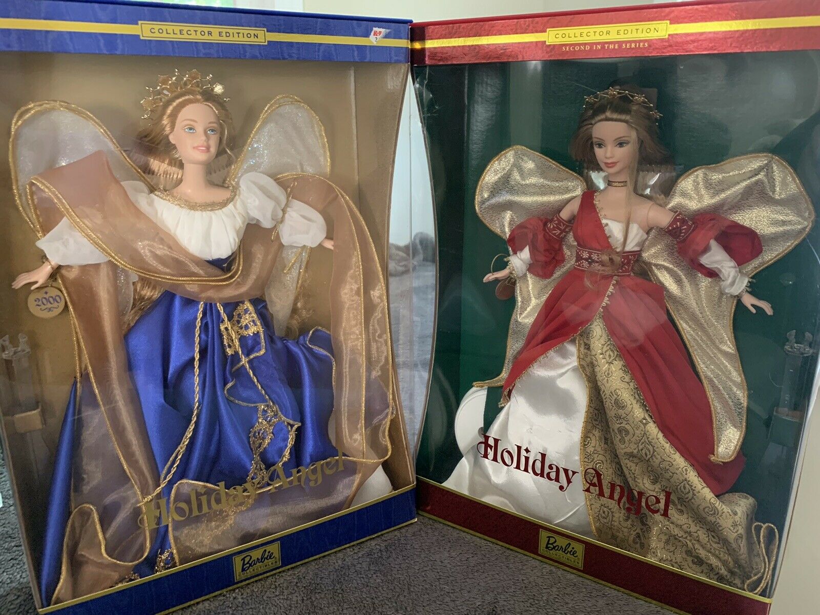 Mattel 28080 & 29769 Holiday Angel Collection Barbie 2 Of 2 - Collector Edition
